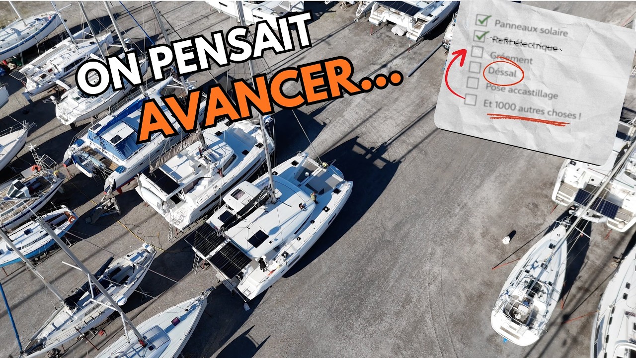 On pensait avancer… la vraie réalité du chantier avant le grand voyage