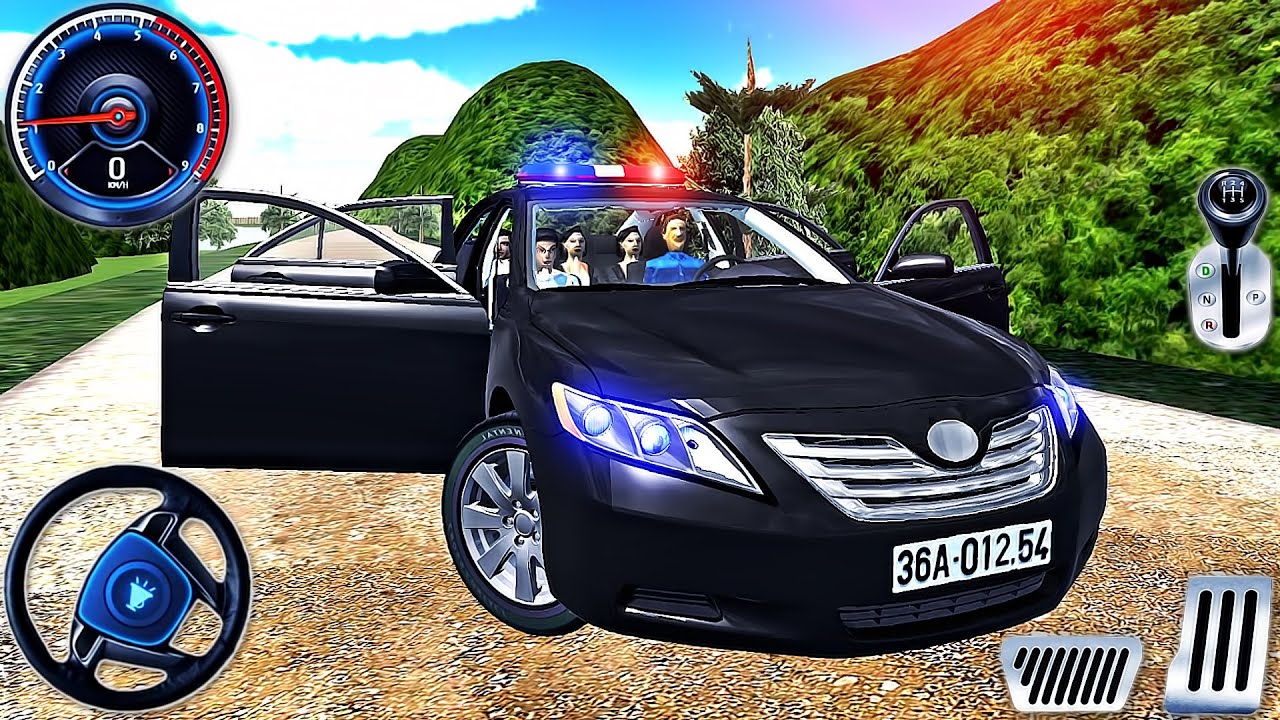 Car Simulator Vietnam 3D #13 - Realistic Police Сar Toyota Camry City Driving - Android GamePlay