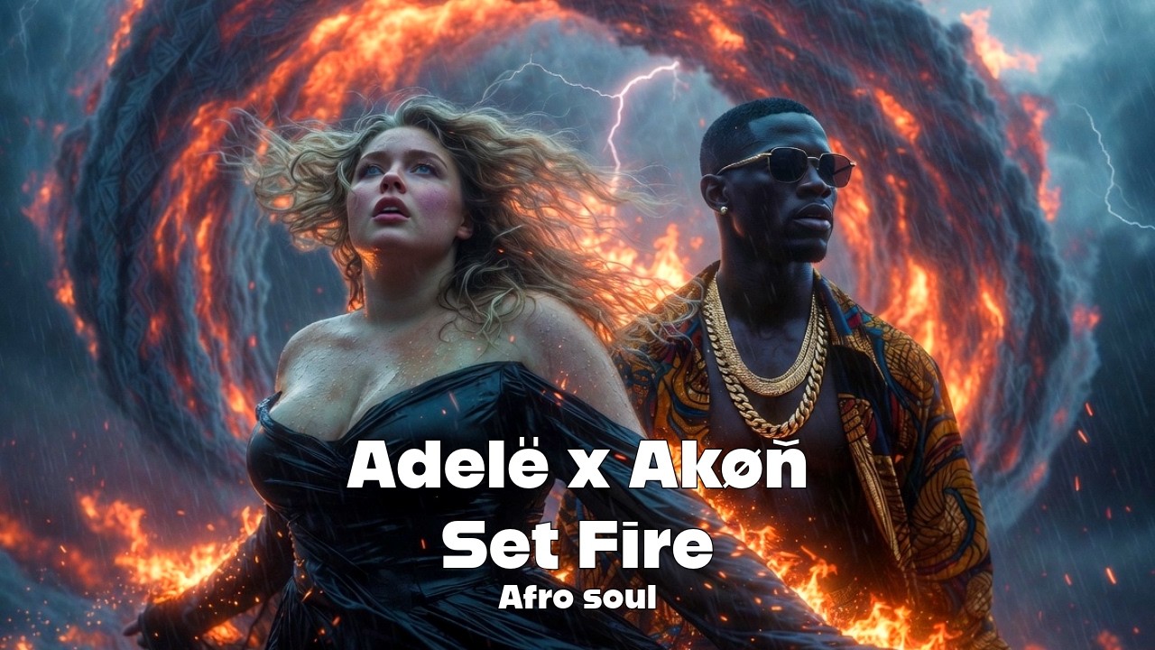 Adele ft. Akon – Set Fire to the Rain (Afro Soul Cover) | Aura Flo Music
