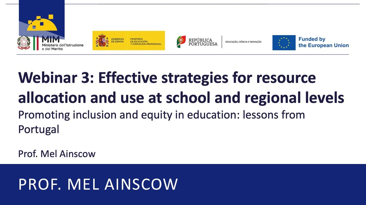 Promoting inclusion and equity in education: lessons from Portugal
