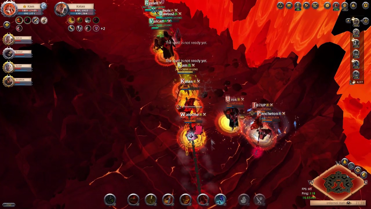 Albion Online PvP HellGate WL vs Furia