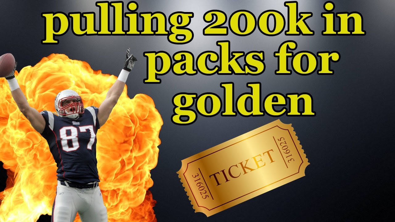 NEW GOLDEN TICKETS IN MUT 17 ,PULLING 200K WORTH OF PACKS. MADDEN 17 ULTIMATE TEAM