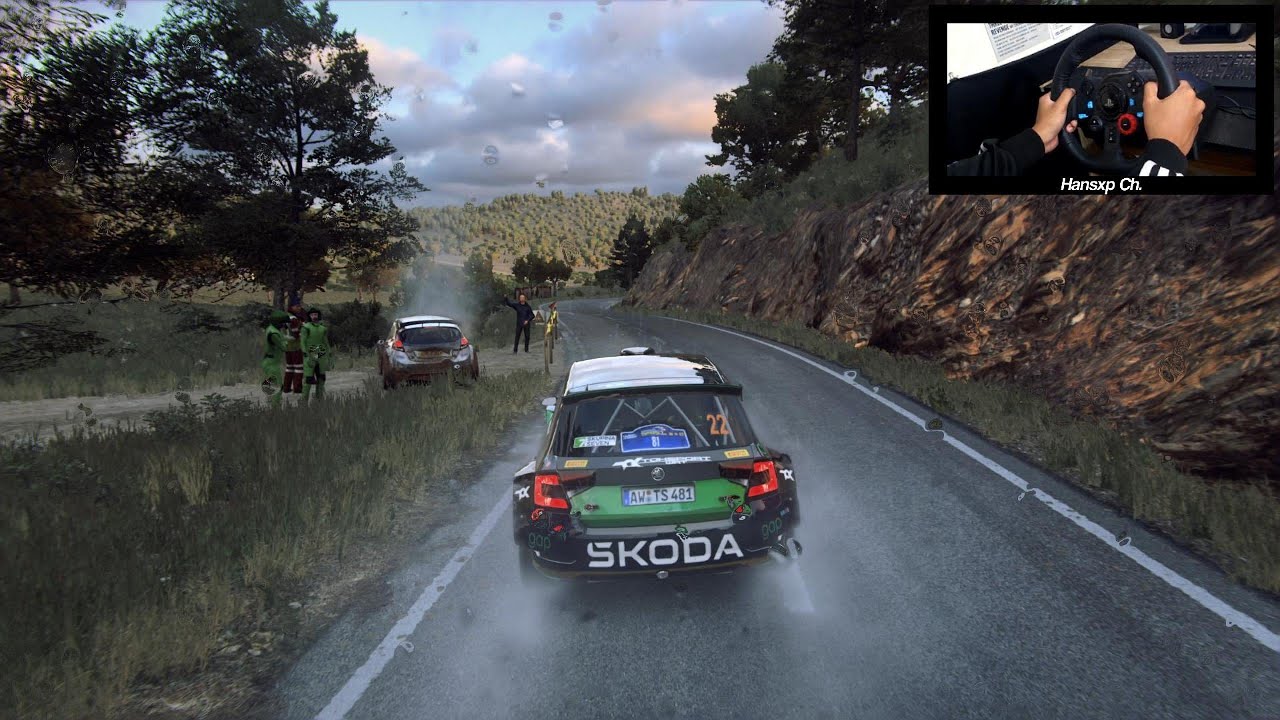 Škoda Fabia RS Rally2 - Spain Rainy Stage | DiRT Rally 2.0 - Logitech G29