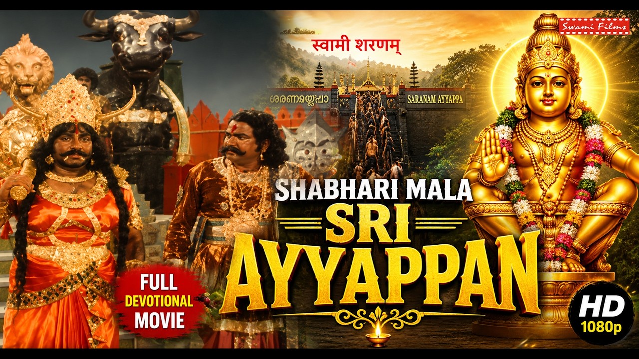 SHABHARI MALA SRI AYYAPPAN | Superhit South Dubbed Devotional Movie in Hindi | Full HD Bhakti Movie