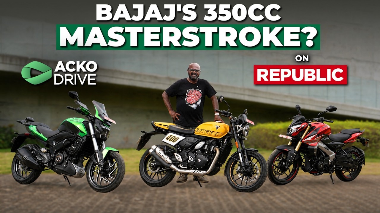 Bajaj&rsquo;s 350cc GST Move Explained | Dominar 400, Pulsar NS400 & Triumph Tracker 400