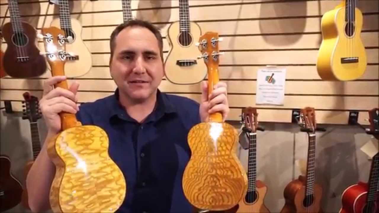 Comparison Ohana SK-70WG with SK-50WG Soprano Ukulele