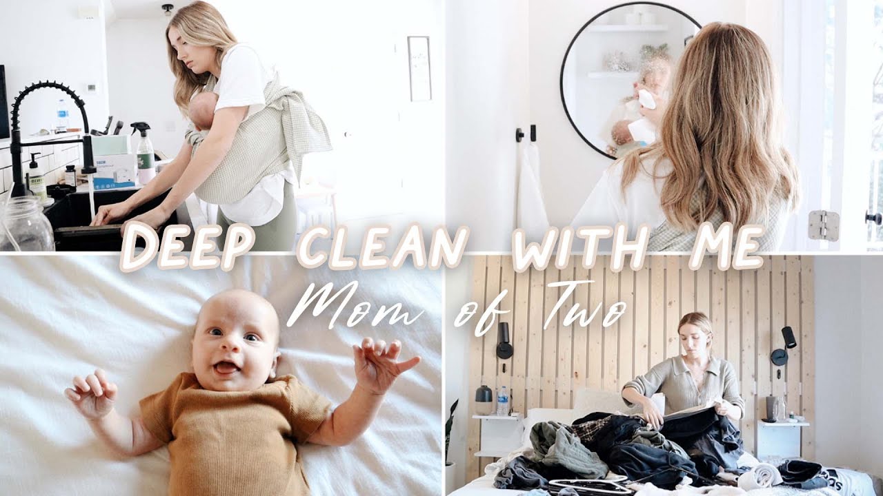 DEEP CLEAN WITH ME I YOUNG MOM OF TWO I Getting my life together