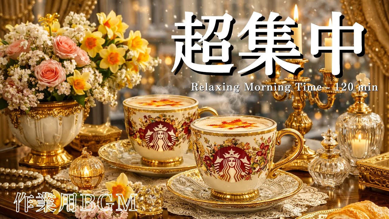 【作業用BGM】春の土曜カフェBGM☕🌸 スターバックス風ジャズ｜作業用・勉強・チル - Starbucks Jazz Spring
