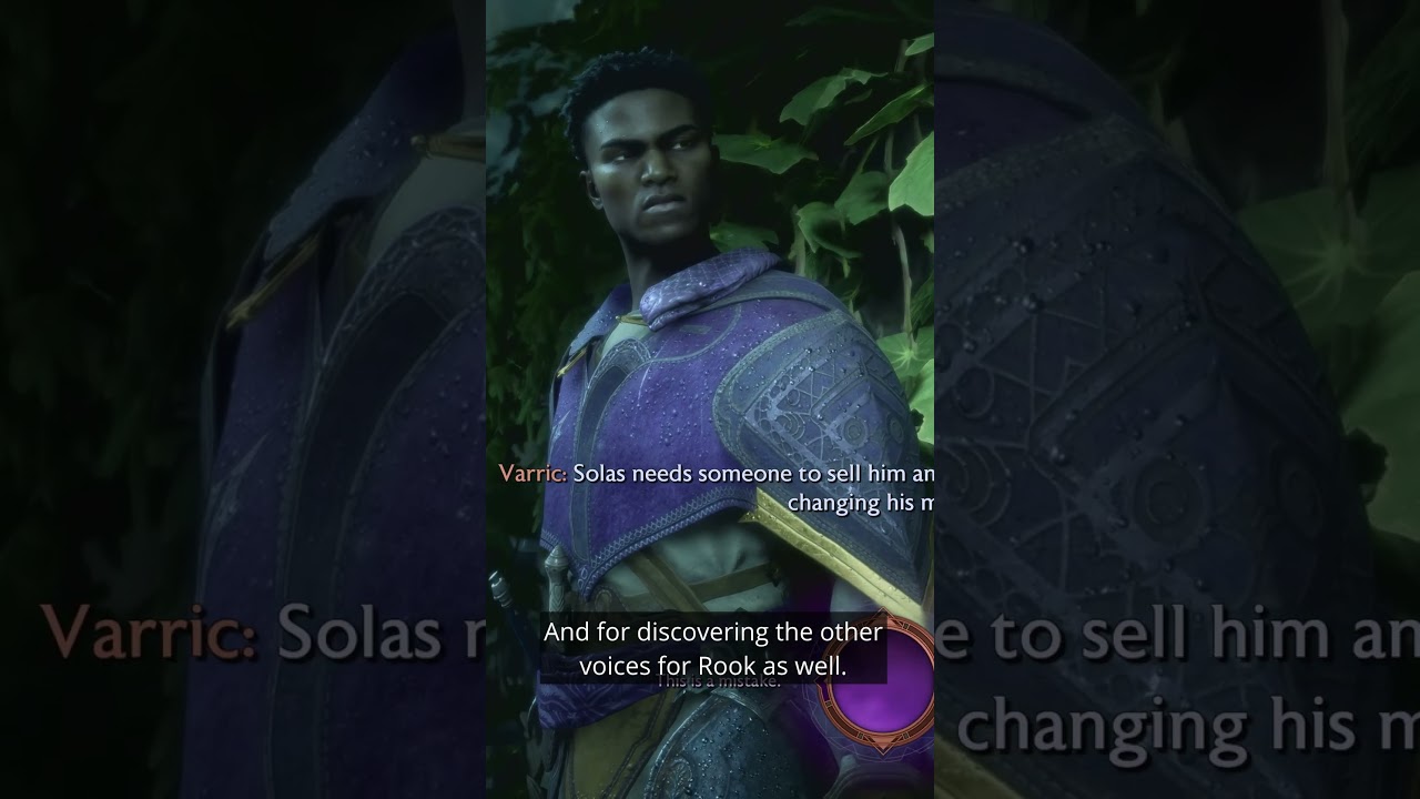 ROOK's Look and VOICE Gameplay REACTION Dragon Age: The Veilguard