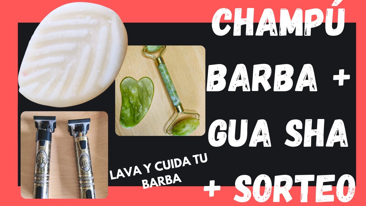 Haul Aliexpress masaje gua sha + cómo hacer un CHAMPÚ para la BARBA. Recortador de BARBA + SORTEO