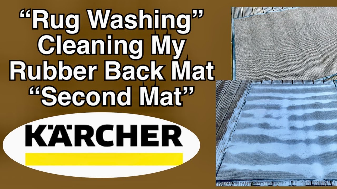 &ldquo;Rug Washing&rdquo; Cleaning My Second Rubber Back Mat @lubuskie_centrum_czystości @MountainRugCleaning