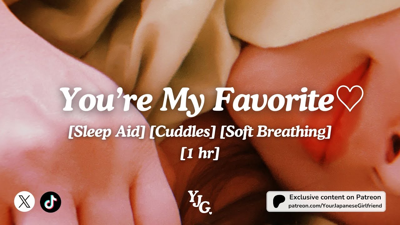 ASMR Fall Asleep With Your Girlfriend♡ [1 Hour] [Sleep Aid] [Sweet Cuddles] [Soft Breathing]