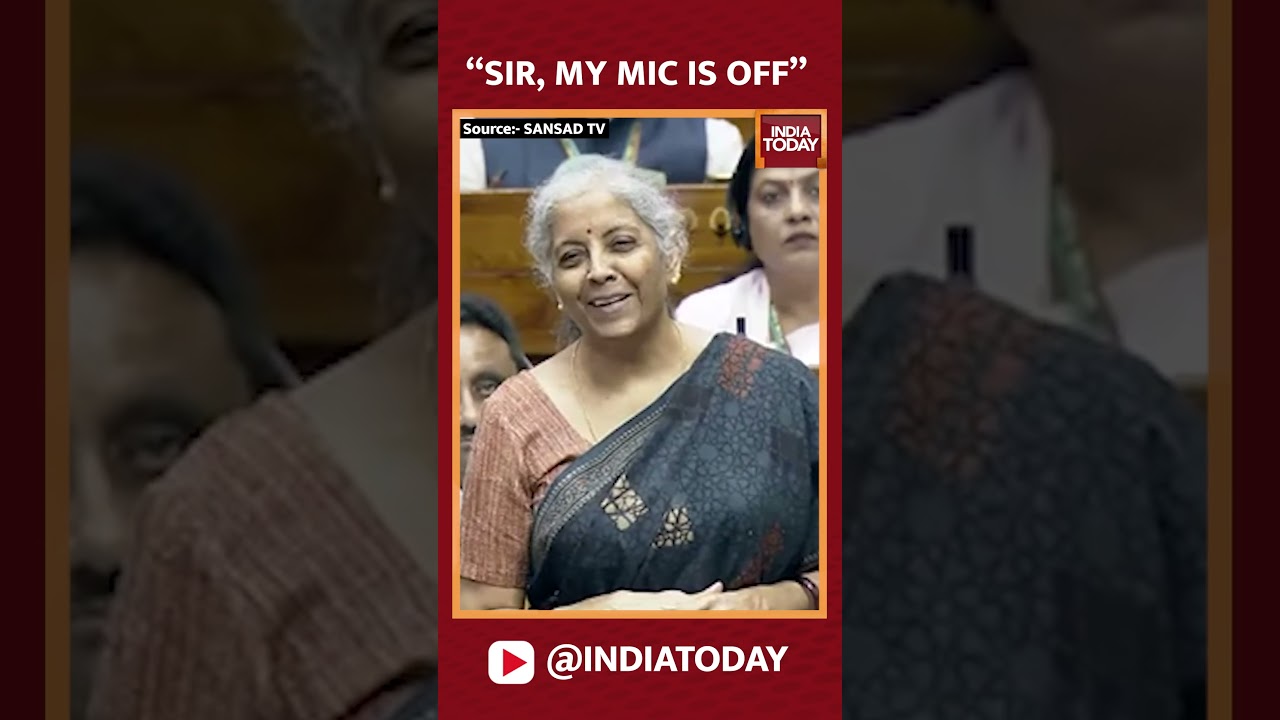 Sir My Mic Is Off: FM Nirmala Sitharaman During Budget 2024 Discussions In Parliament