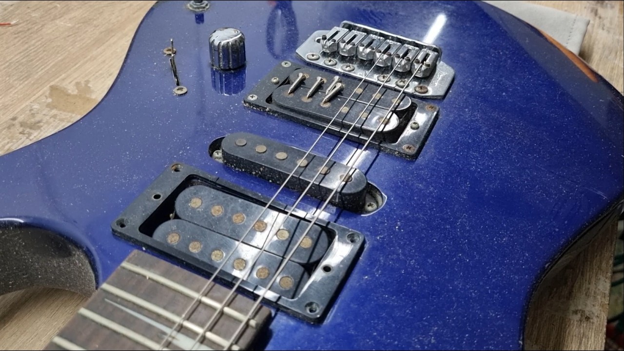 Restoring an abandoned Ibanez GIO electric guitar