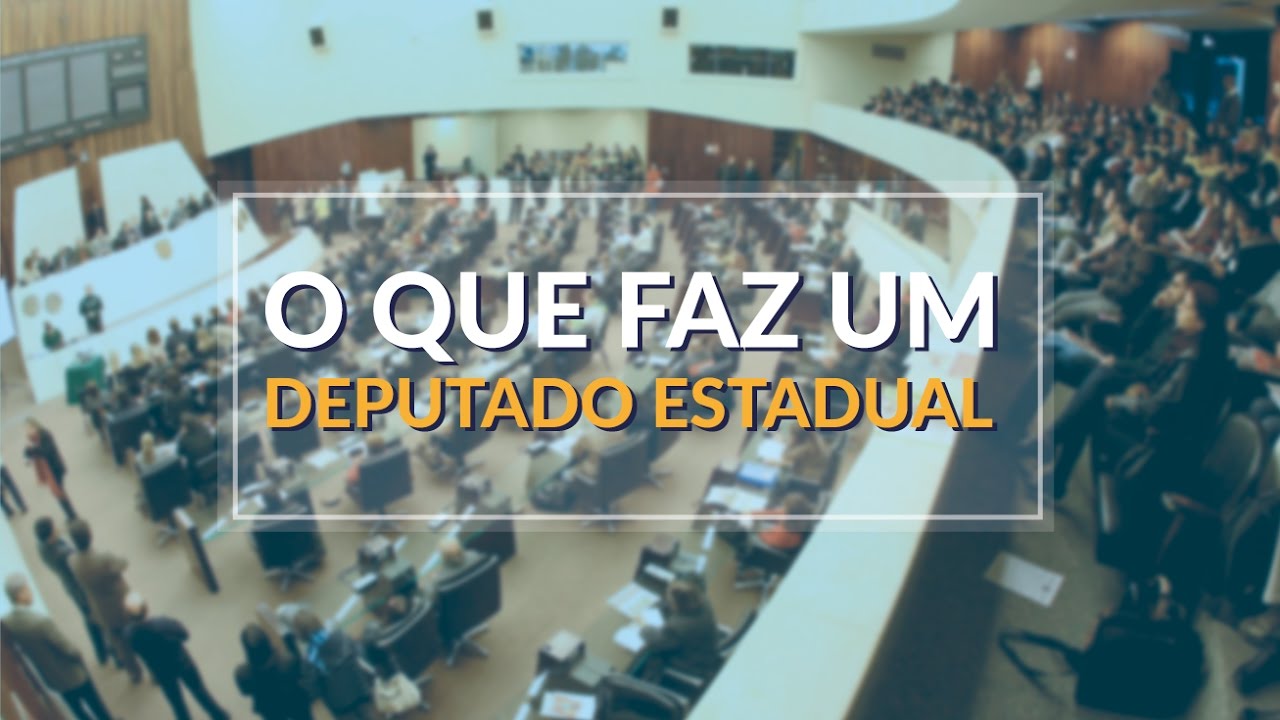 O QUE FAZ UM DEPUTADO ESTADUAL?