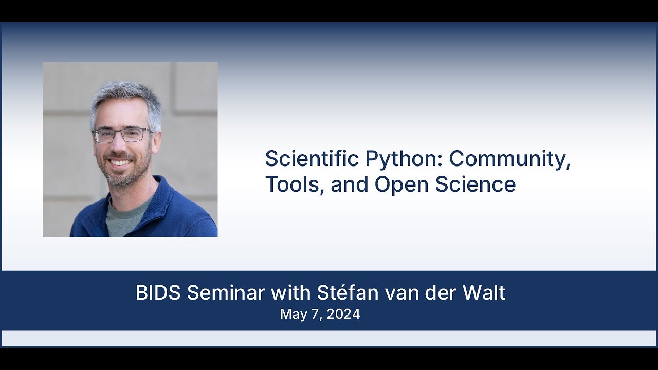Seminar with Stéfan van der Walt 