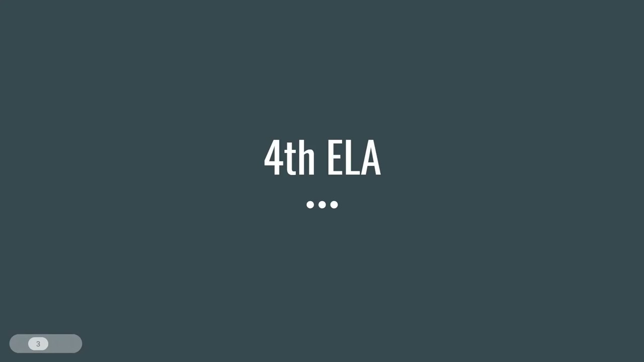 4th 6.5 ELA