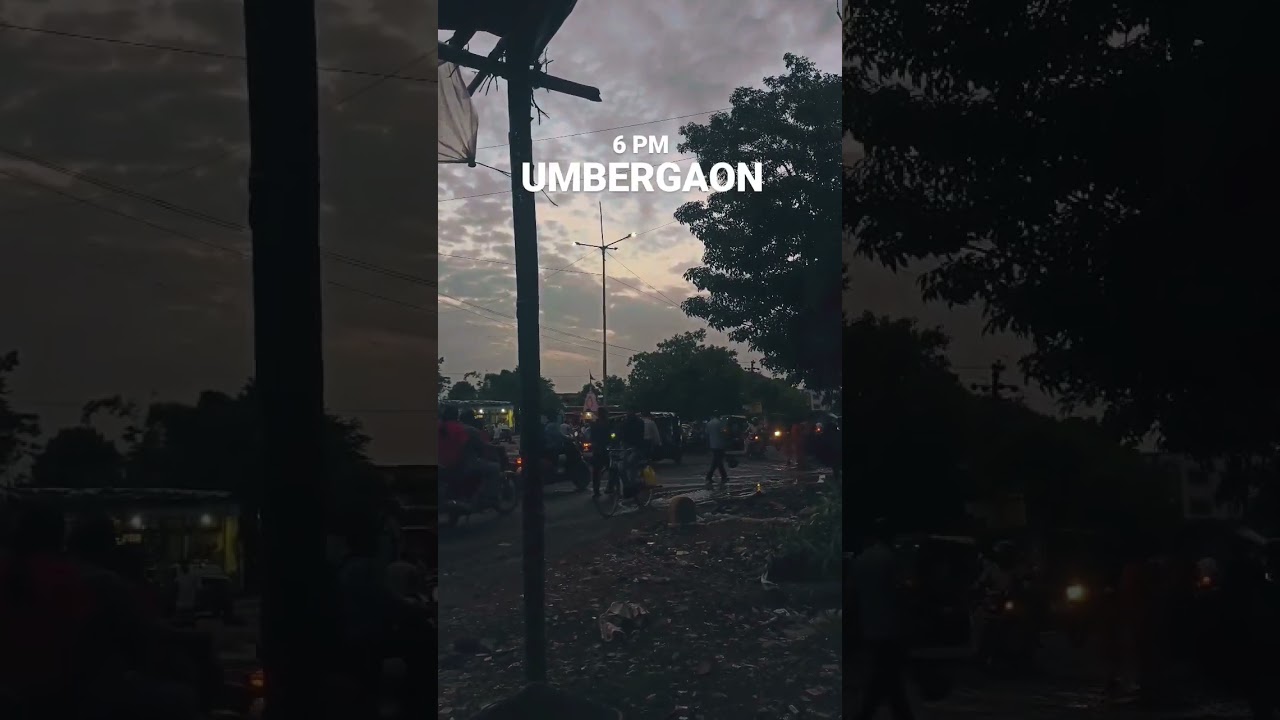 6pm Umbergaon view | #short #maharashtra #umbergaon #gujrat #ytshorts #youtube #evening