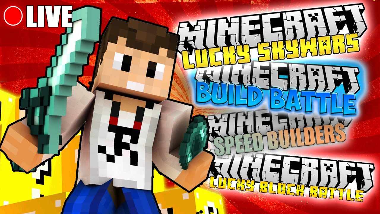 MINECRAFT MINIGAMES! (LIVE)