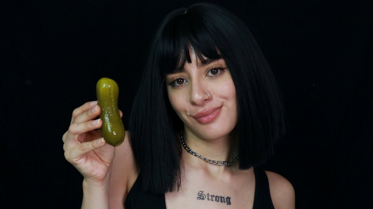 ASMR - SONIDOS CRUJIENTES CON PEPINILLOS