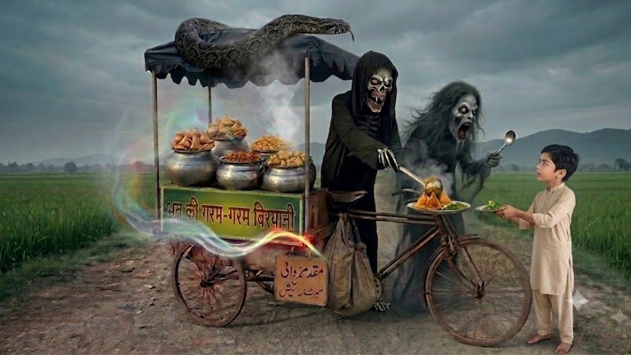 😨 Samosy Wala bhoot 👻 &bull; Ghost Story &bull; Horror Video Story &bull; Bhoot Wala Video