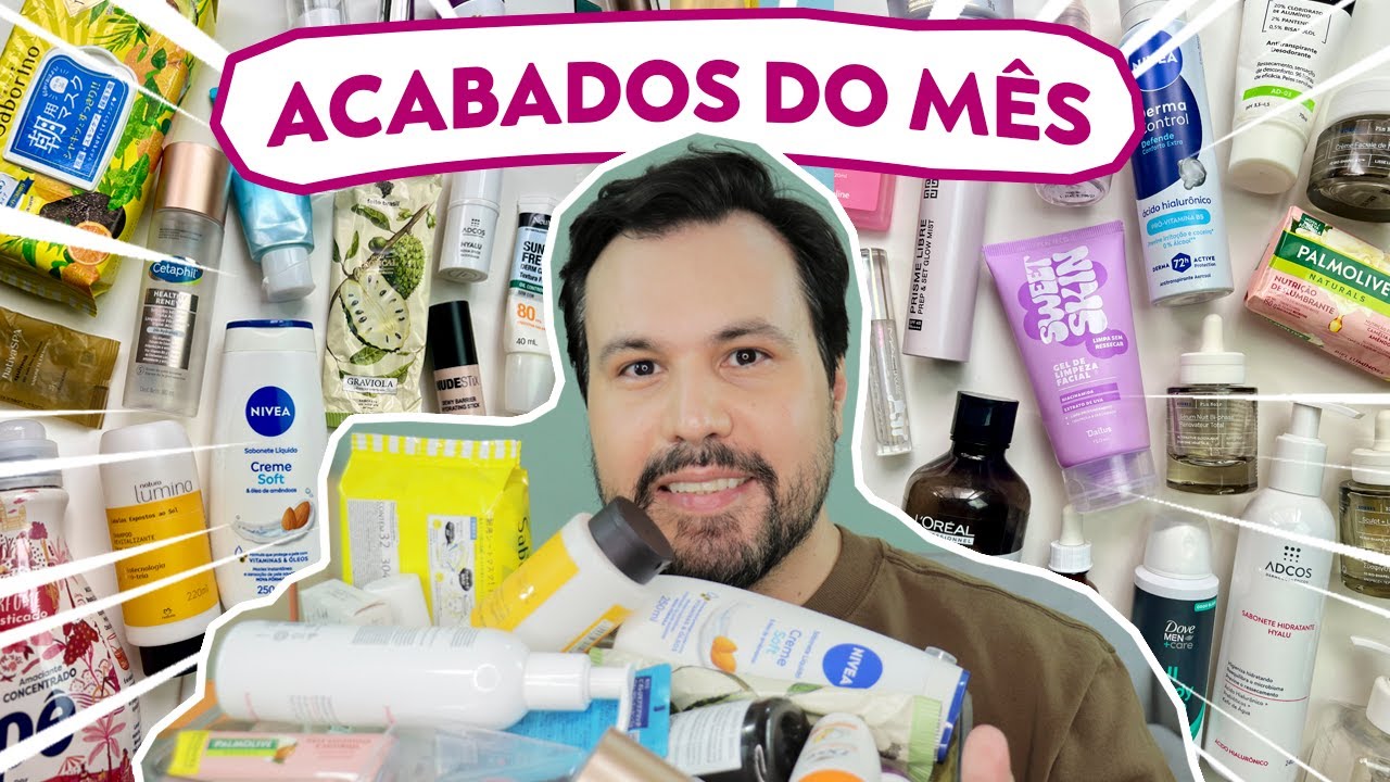 PRODUTOS ACABADOS DE SETEMBRO Banho Beleza Skincare Cabelo Project Pan