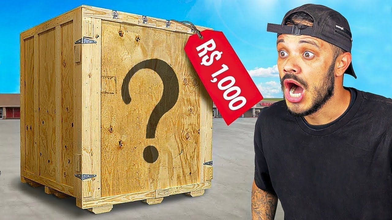 Abri um PALLET DE LEILÃO de R$ 1.000,00