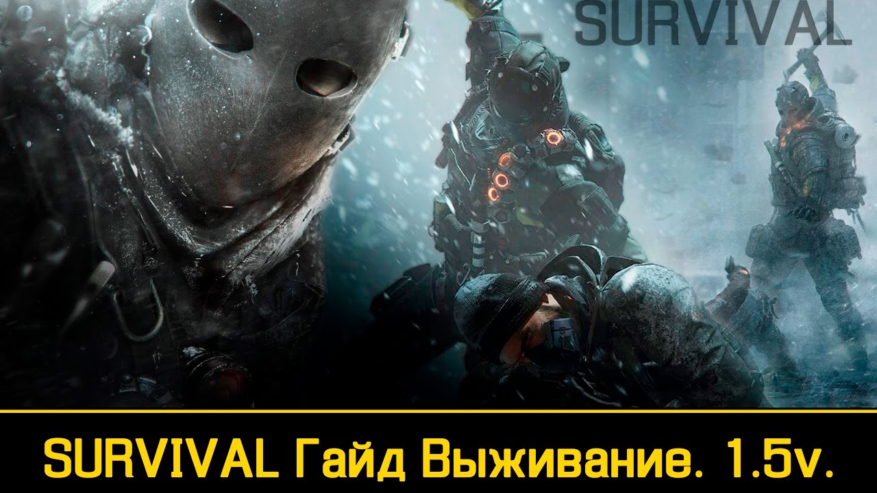 The Division SURVIVAL  Гайд Выживание  1.5v.