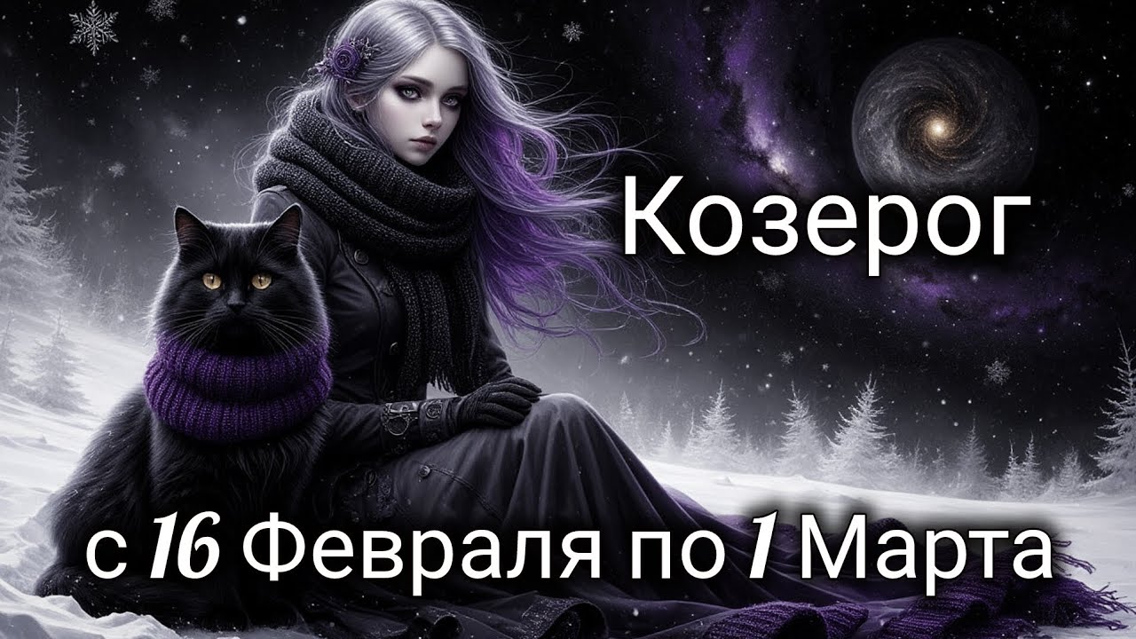 ❄️Козерог! Таро прогноз с 16 Февраля по 1 Марта!