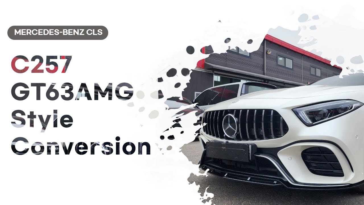 Benz CLS 450 Vehicle C257 GT63AMG Style Front and Rear Body Kit Convergence