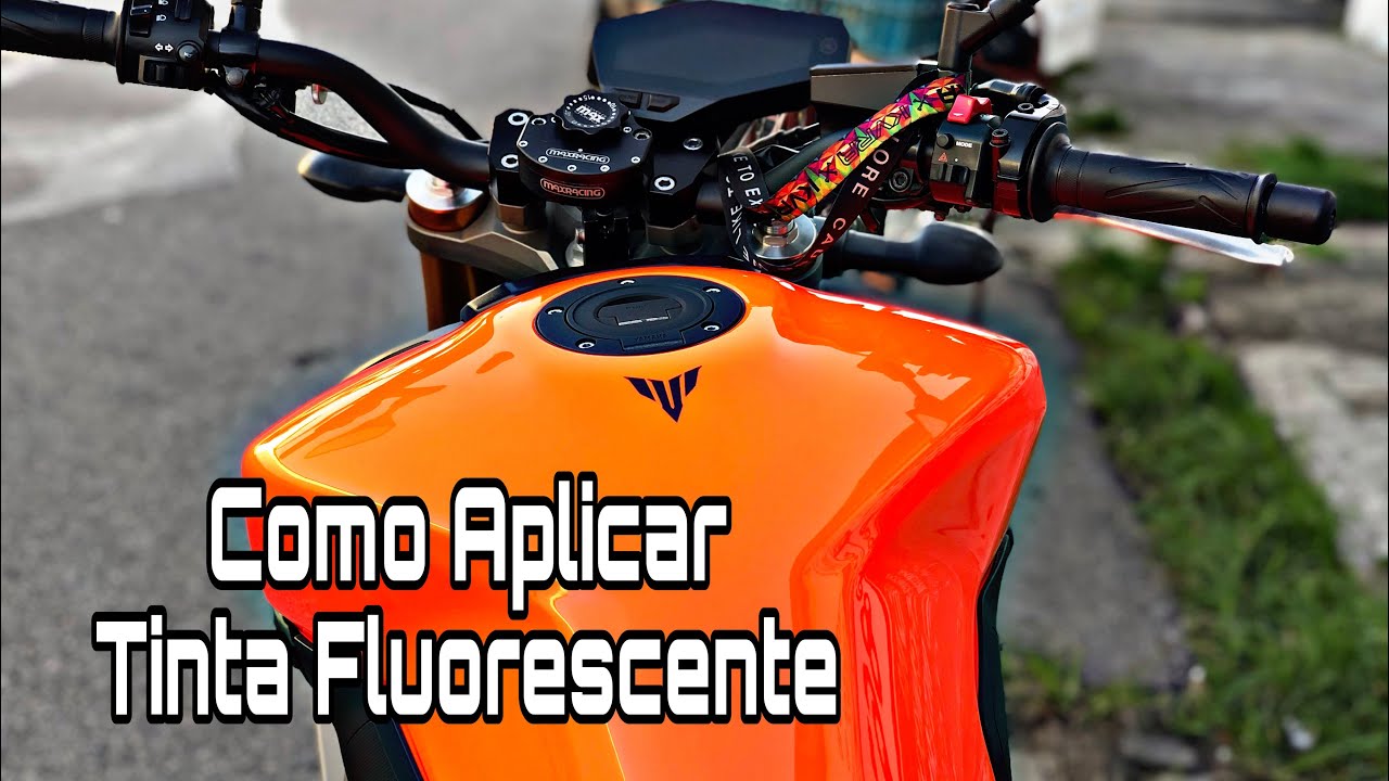 Como Aplicar Tinta Fluorescente- Passo a Passo