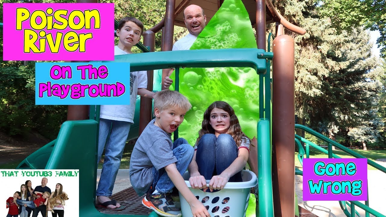 POISON RIVER - We Turned The Park Into A Swamp! / That YouTub3 Family | Family Channel