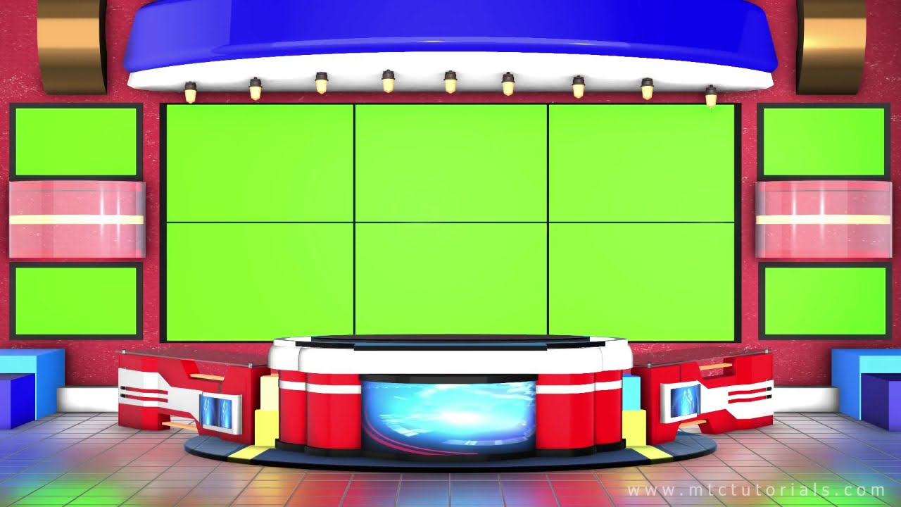 Copyright free template | News Room Backgrounds download | Royalty free for YouTubers
