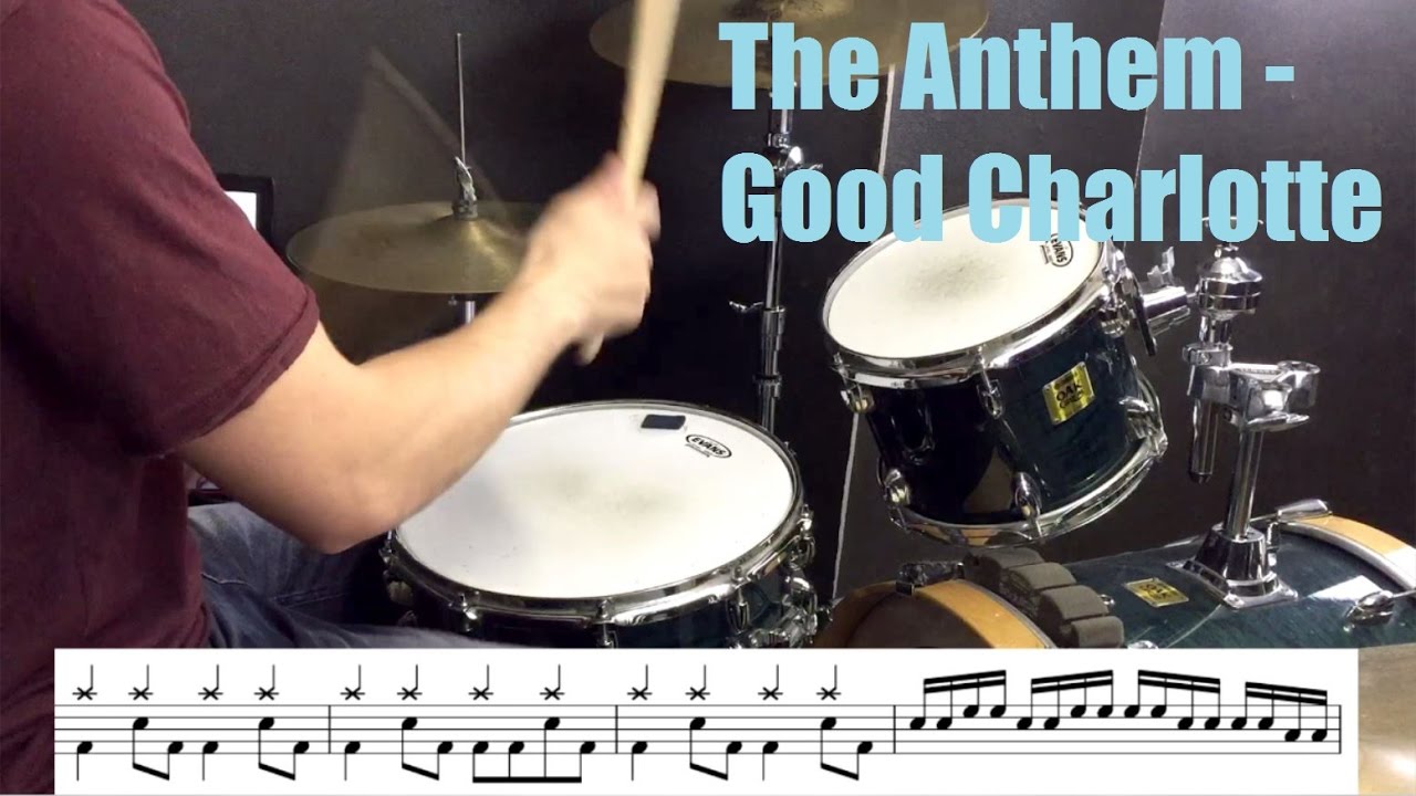 The Anthem Drum Tutorial - Good Charlotte