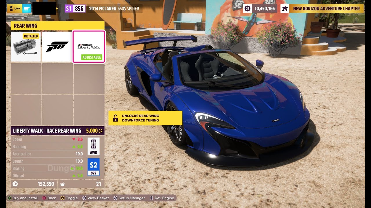 Forza Horizon 5 Mclaren 650S Spider Liberty Walk