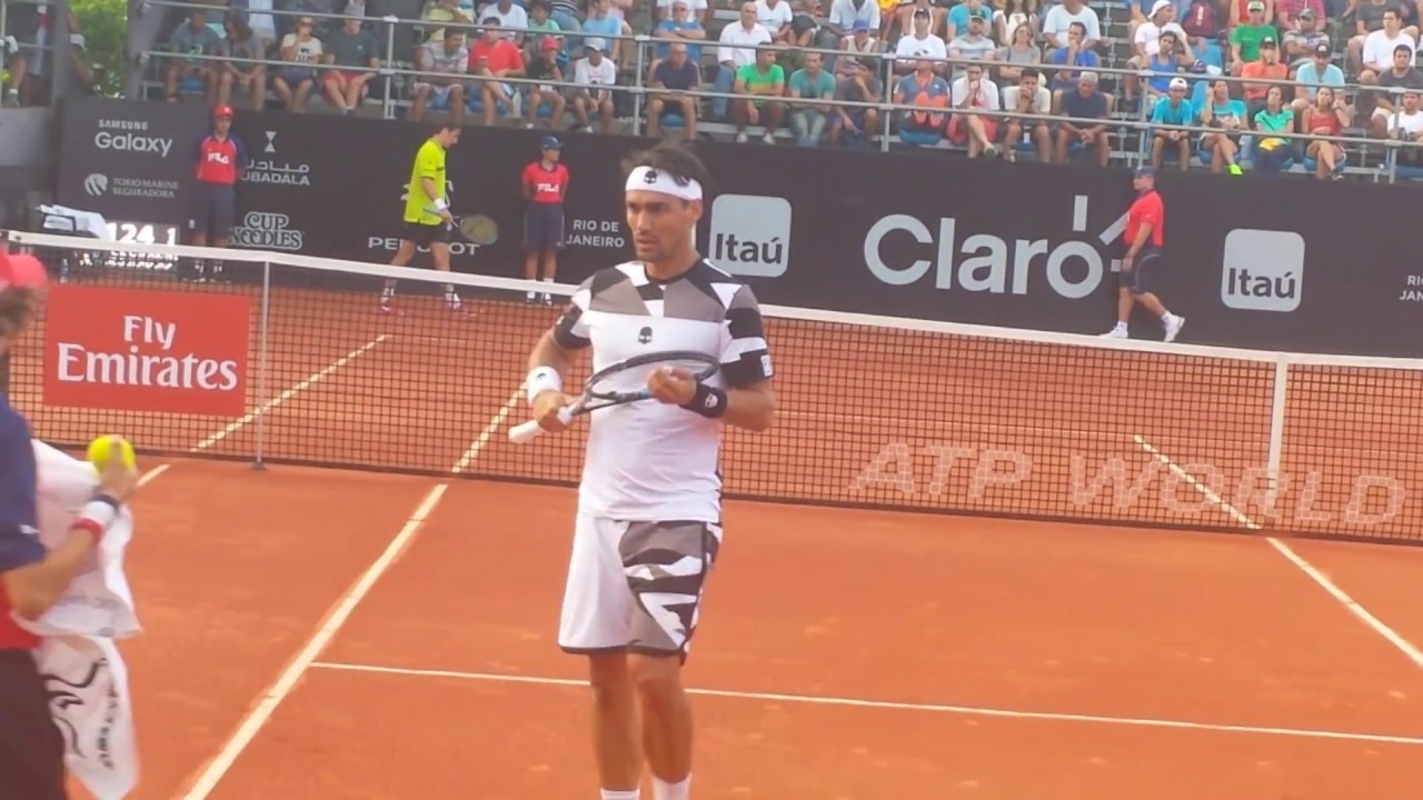 Fabio Fognini vs Tommy Robredo Rio Open 2017 Court level