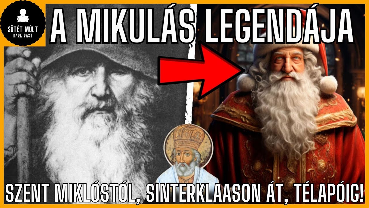 Szent Miklós története és átalakulása. Santa Claus. Sinterklaas. Mikulás. Télapó Magyarországon