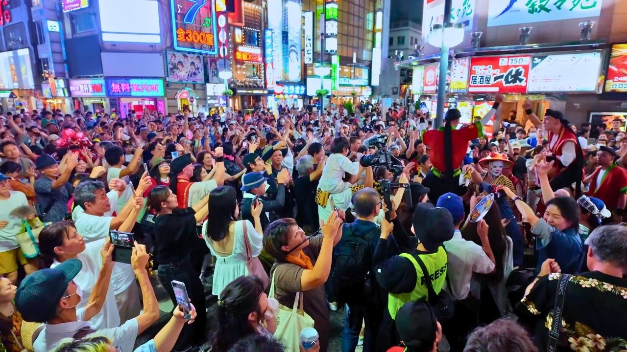 Blood Tingling!! Shinjuku Eisa: Okinawan Traditional Dance Festival 2024 in Shinjuku, Tokyo JP  4K60