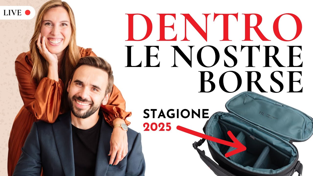 LIVE ep. 011 - Le nostre borse fotografiche: cosa c’è (e cosa non c’è più) nel 2025