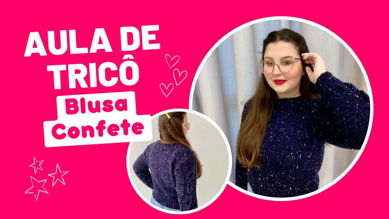 BLUSA CONFETE - TRICÔ FÁCIL