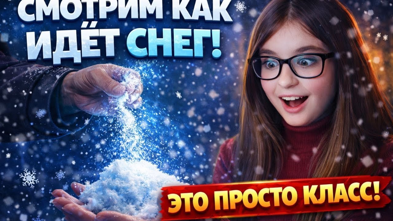 Смотрю, как делают разные виды снега ❄️