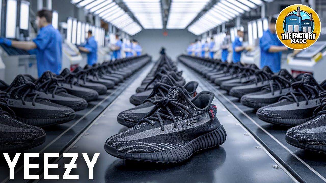 Как производятся кроссовки Adidas Yeezy на фабрике || Почему кроссовки Yeezy такие дорогие?