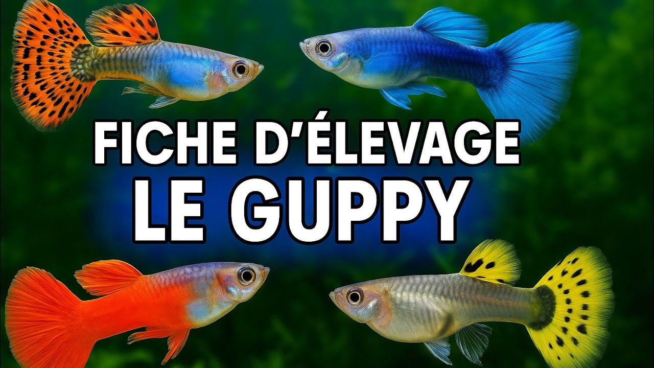 Fiche d'Élevage du Guppy 🐠 | Conseils et Astuces pour Débutants