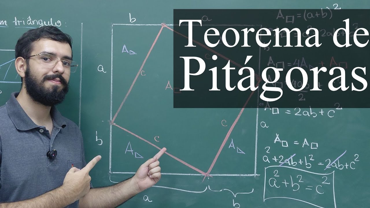 Matemática - Teorema de Pitágoras (Demonstração 01)
