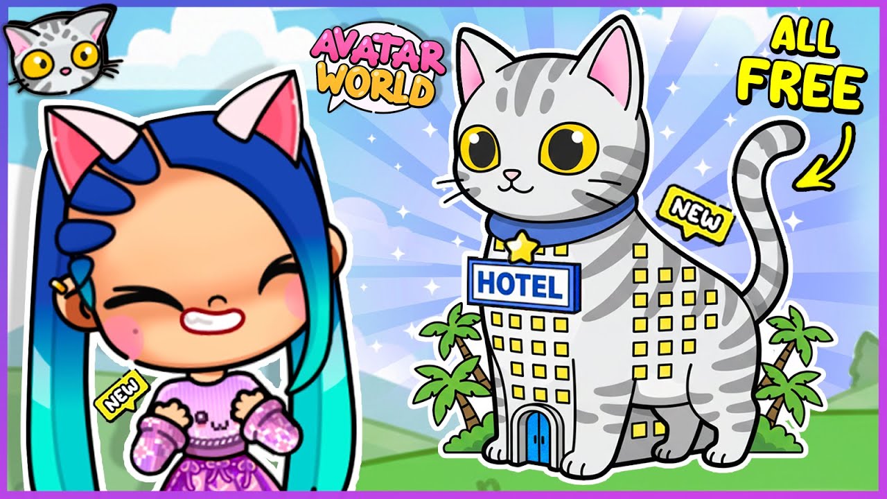 🐾🏨 The PET HOTEL Arrives in Avatar World — 100% FREE! | FULL DECORATION ✨