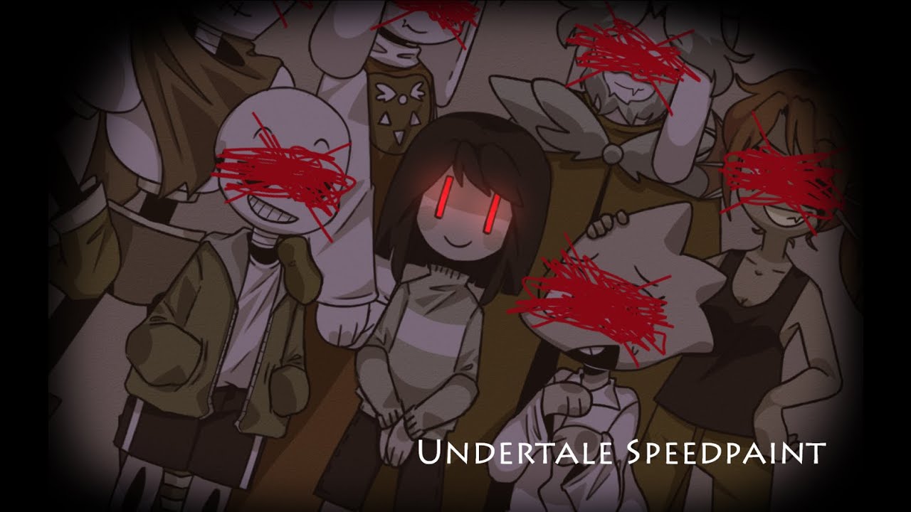 Post Genocide Pacifist Ending / Undertale Speedpaint