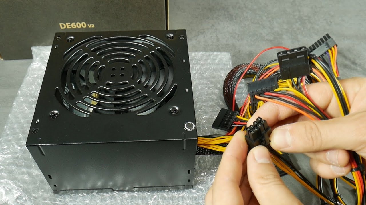 Deepcool DE600 v2 PSU Unboxing & Installation