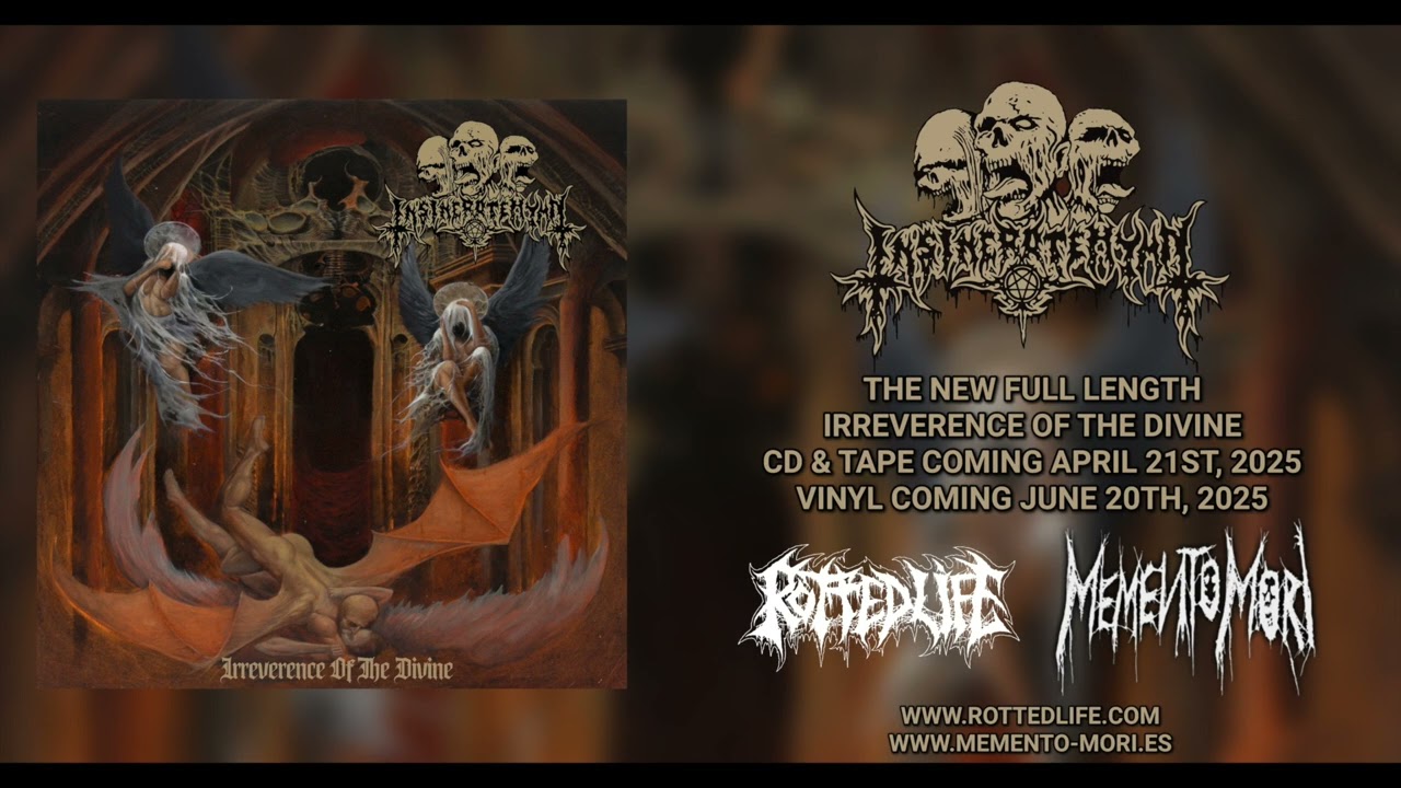 INSINERATEHYMN - Irreverence of the Divine (SINGLE) ROTTED LIFE RECORDS & MEMENTO MORI