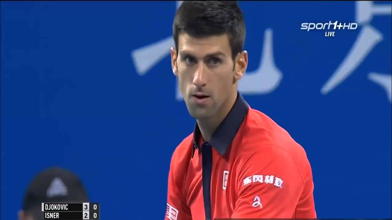 Novak Djokovic vs John Isner Highlight   Beijing China Open Tennis 2015