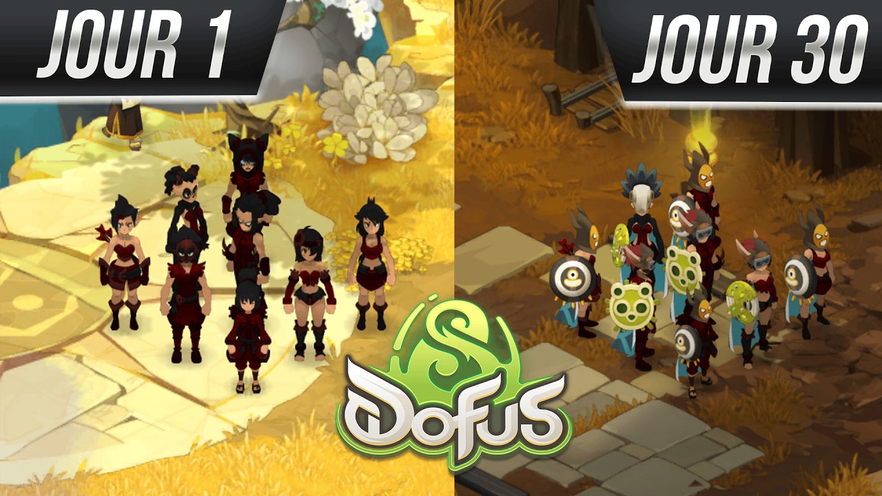DOFUS | J'AI JOU&Eacute; 30 JOURS EN TEAM DE 8